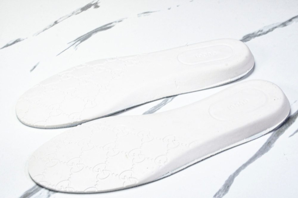 Guссi Ace Web 'Embossed White Monogram' - Image 17