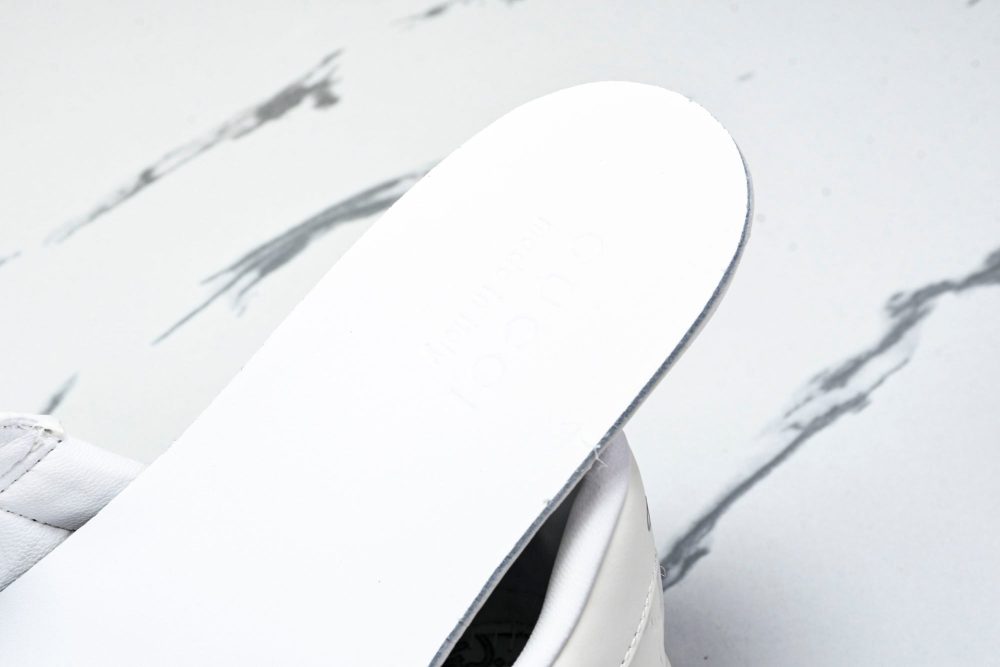 Guссi Ace Web 'Embossed White Monogram' - Image 13