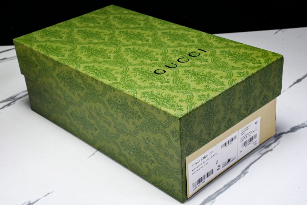 Guссi Ace Web 'Embossed White Monogram' - Image 31