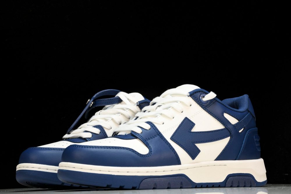 Off-White Out Of Office OOO Low Top 'Dark Blue White' - Image 2