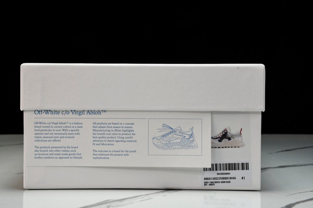 Off-White ODSY-1000 'White Dark Blue' - Image 27