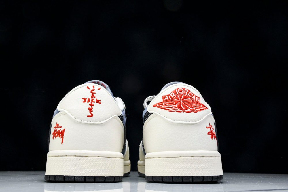 Travis Scott AJ1 Low x Stussy 'Playstation' (Custom) - Image 7