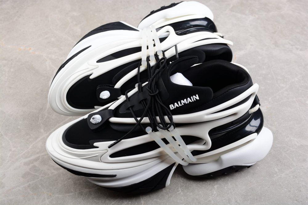 Balmain Unicorn Low-Top 'Black White' - Image 7