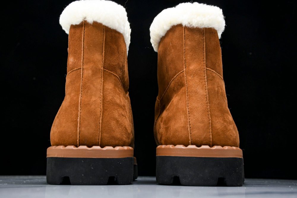 Prada Suede Booties 'Brown' - Image 7
