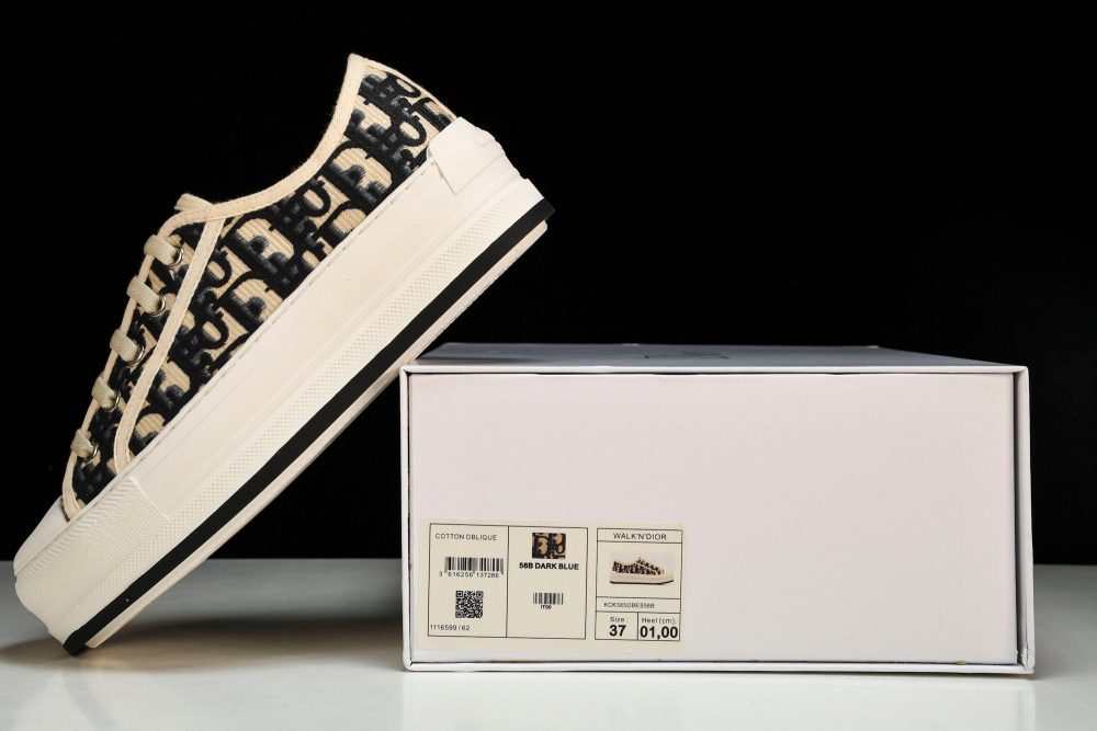 D1or Walk'N'D1or Platform Sneaker 'Oblique Dark Blue' - Image 29