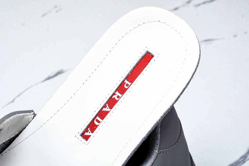 Prada America's Cup Sneaker Soft Rubber 'Steel Grey' - Image 13