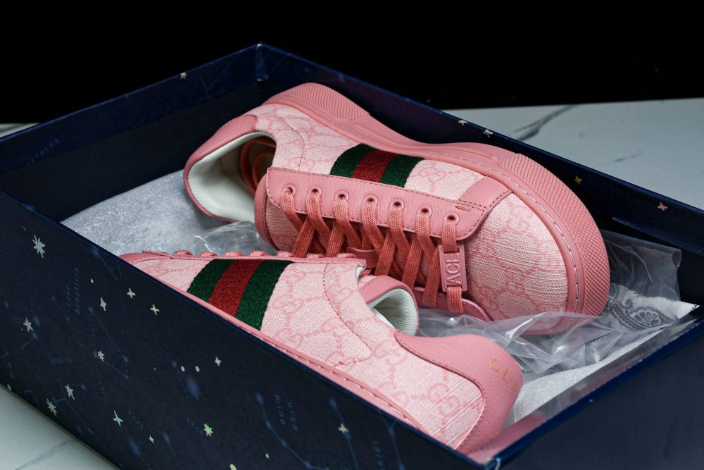 Guссi Ace Web 'Pink Monogram' - Image 29