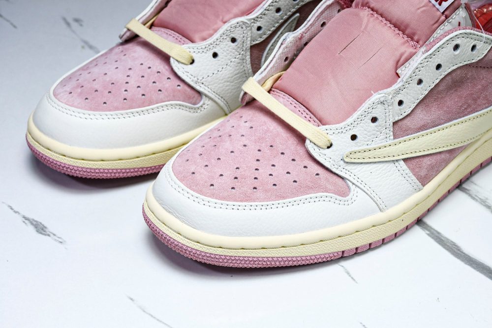 Travis Scott AJ1 Retro Low OG 'Shy Pink' - Image 18