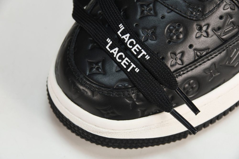 Louis Vuittоп x AF1 by Virgil Abloh 'Black' - Image 13