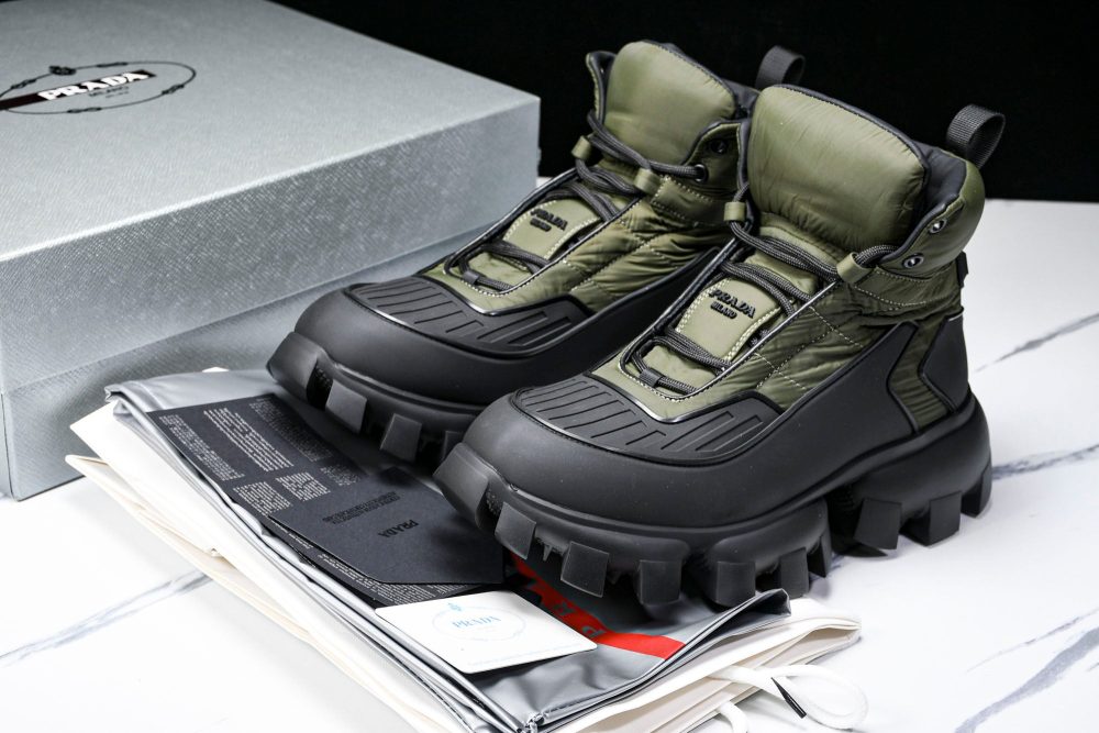 Prada Cloudburst Thunder High 'Army Green Black' - Image 19