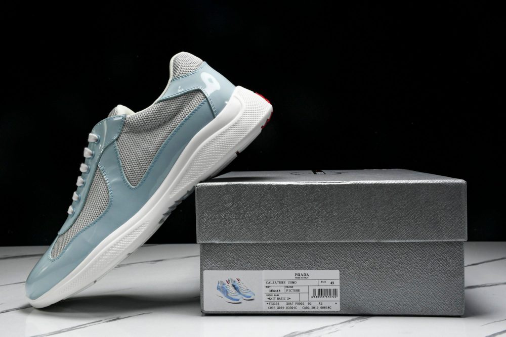 Prada America's Cup Sneaker 'Celeste Silver' - Image 22