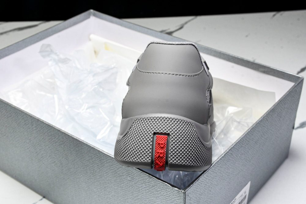 Prada America's Cup Sneaker Soft Rubber 'Steel Grey' - Image 27