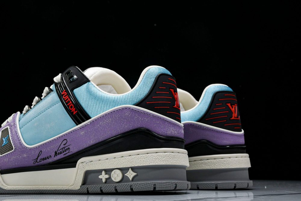 Louis Vuittоп Trainer Low 'Blue Multi' - Image 8