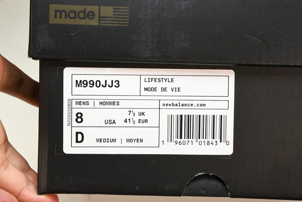NB 990v3 x JJJJound 'Brown' - Image 32