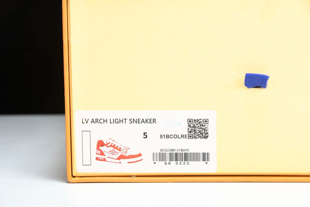 Louis Vuittоп Trainer Low Velcro Strap 'Monogram Denim Orange' - Image 32
