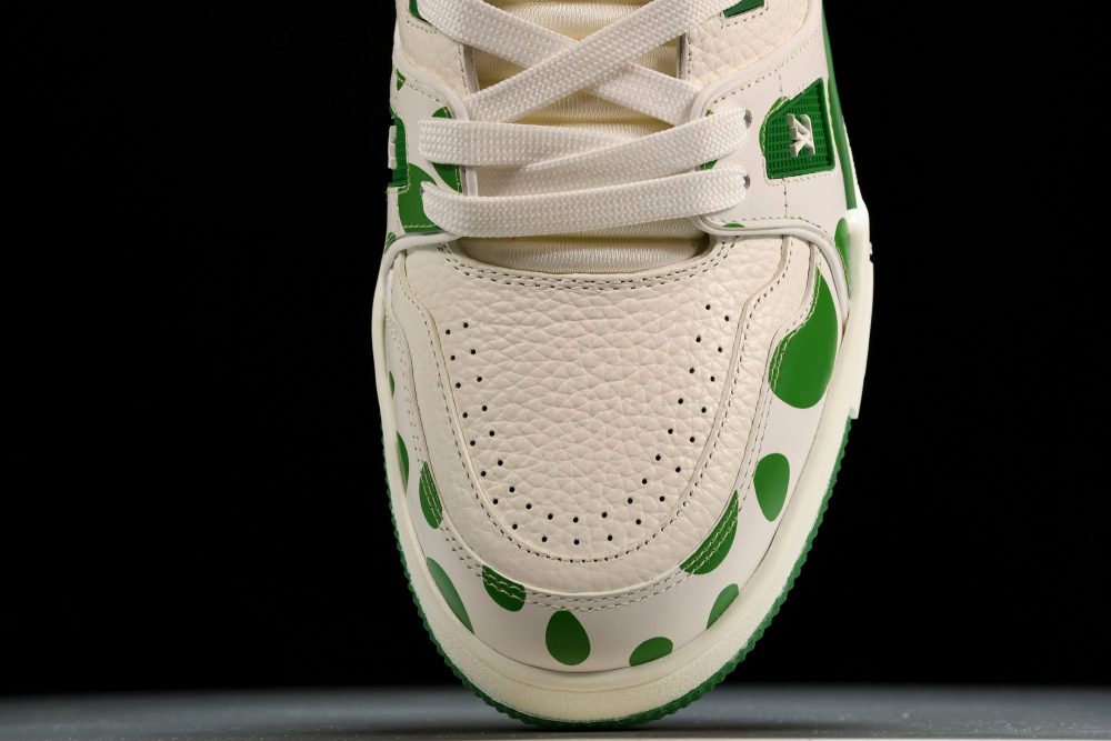 Louis Vuittоп Trainer Low by Yayoi Kusama 'Green' - Image 6