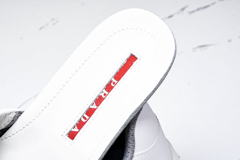 Prada America's Cup Sneaker Soft Rubber 'Cream White' - Image 13