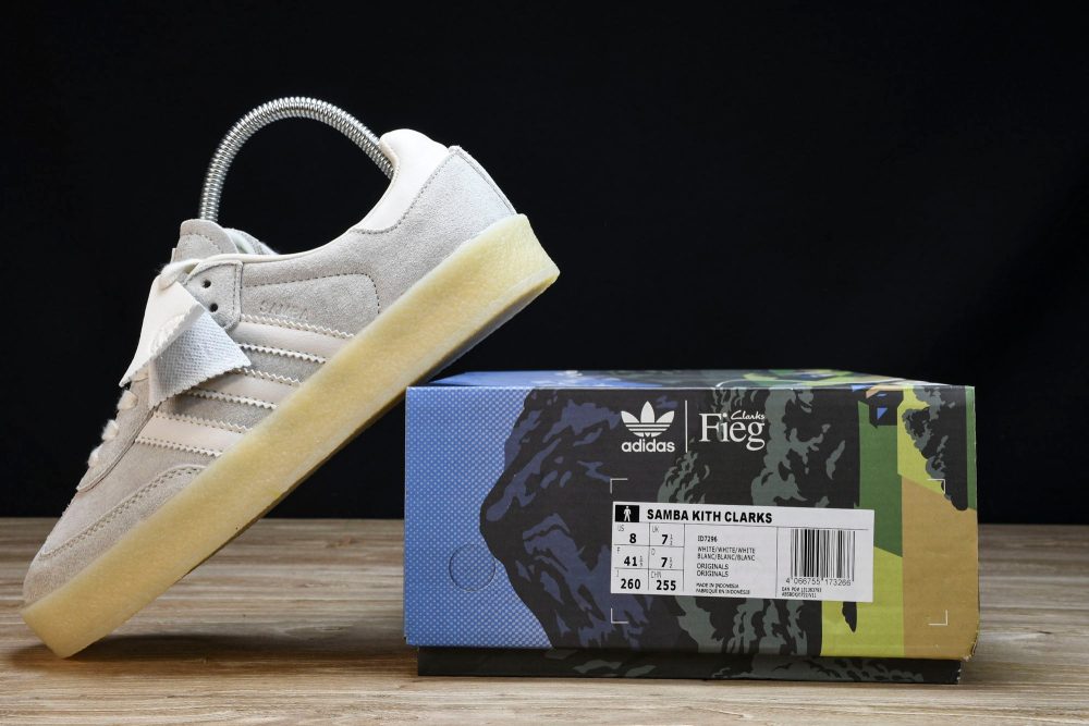 AD x Clarks '8th Street Samba' by Ronny Fieg 'Grey' - Image 24