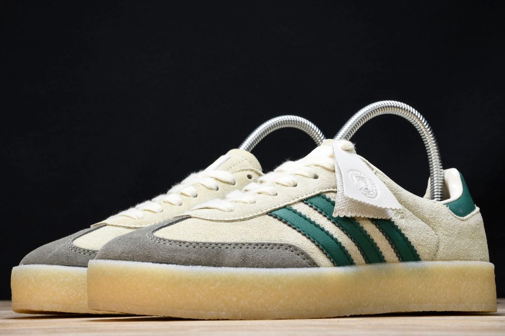 AD x Clarks '8th Street Samba' by Ronny Fieg 'White Green' - Image 2