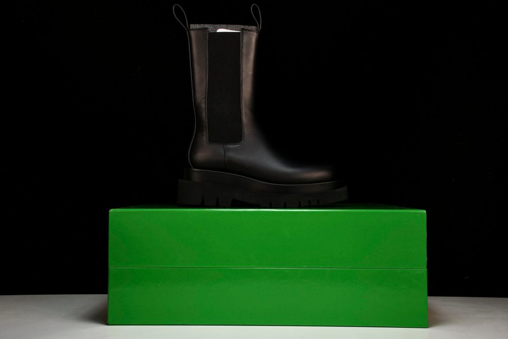 Вottega Veneta Lug Chelsea Boots 'Black' - Image 14