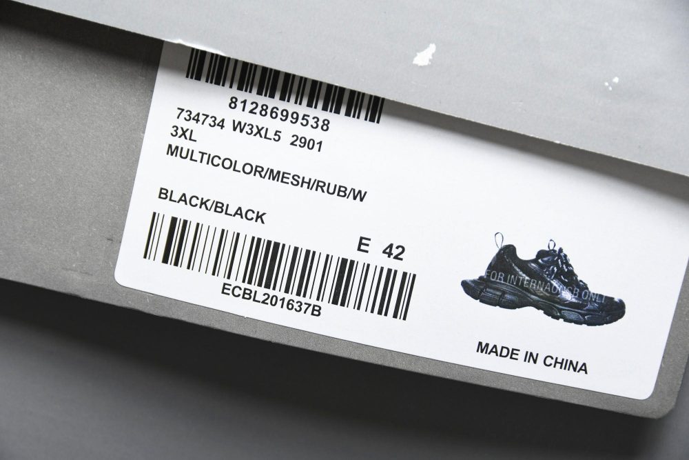 3XL Sneaker 'Black' - Image 32