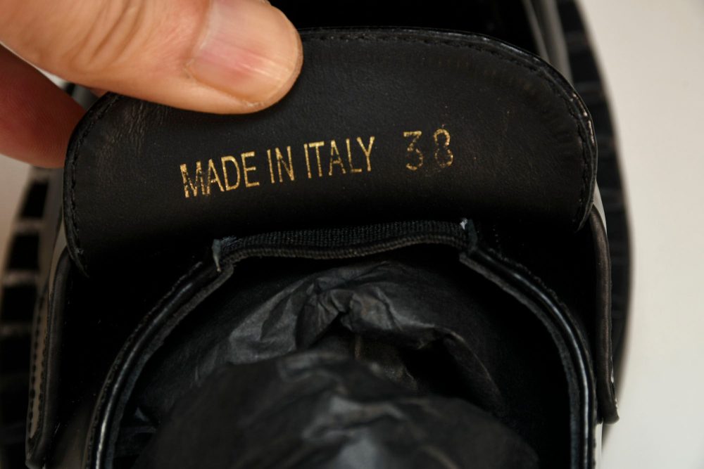 Prada Chocolate Patent Loafers 'Black' - Image 26