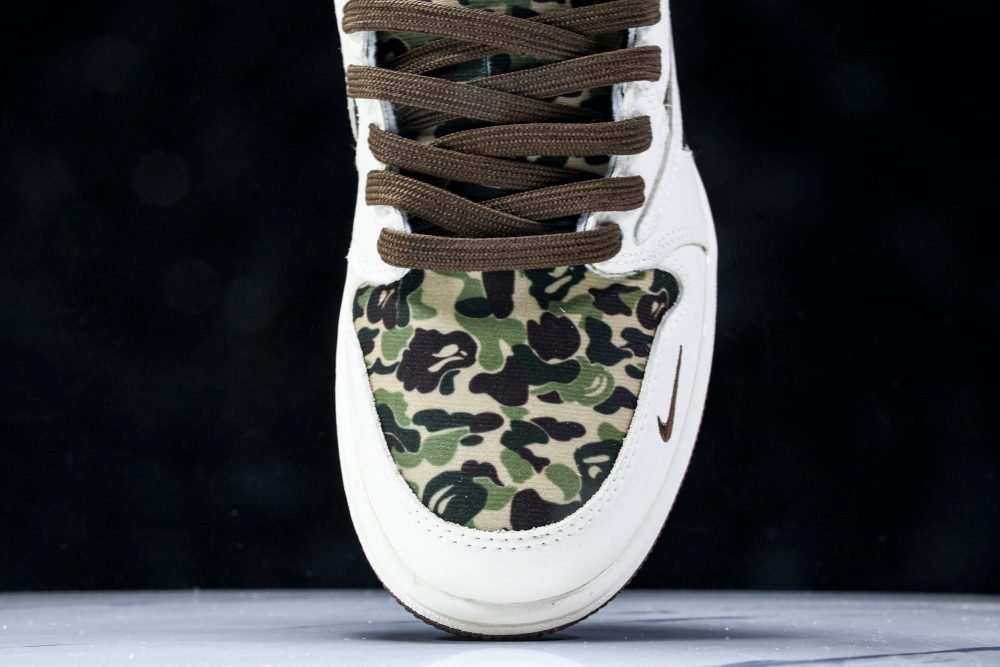Travis Scott AJ1 Low x BAPE 'Camo 2.0' (Custom) - Image 6