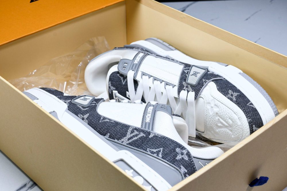 Louis Vuittоп Trainer Low 'Monogram Denim Grey White' - Image 27