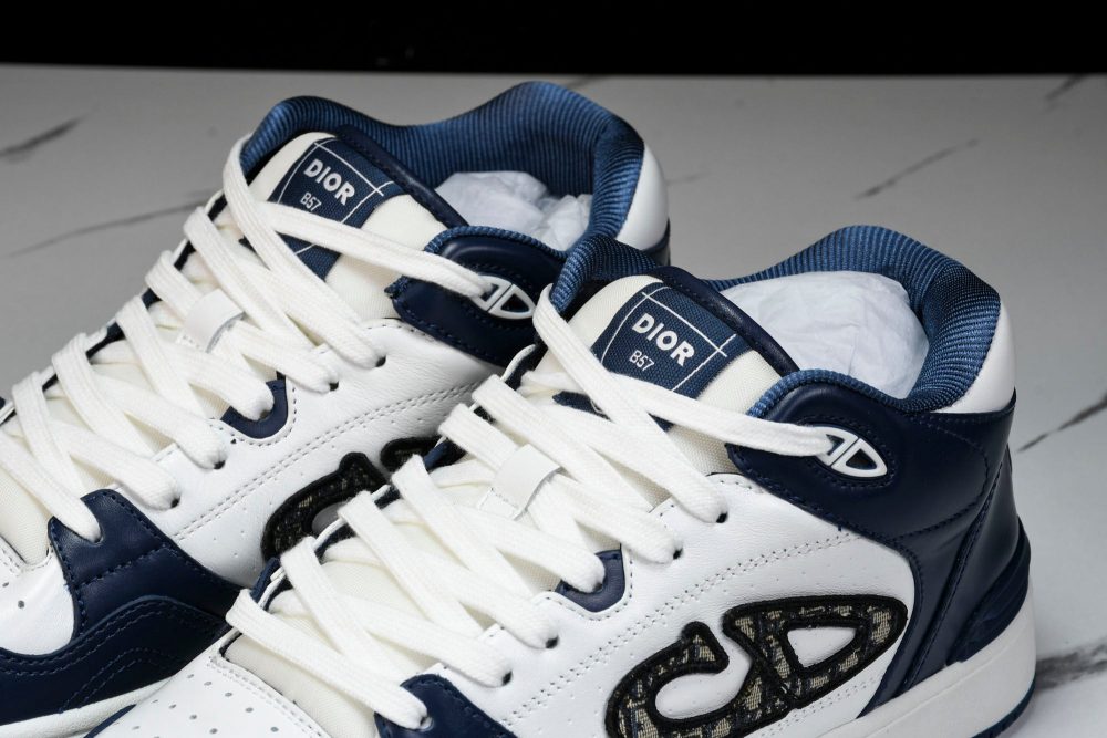 D1or B57 Mid-Top "Navy Blue White' - Image 18