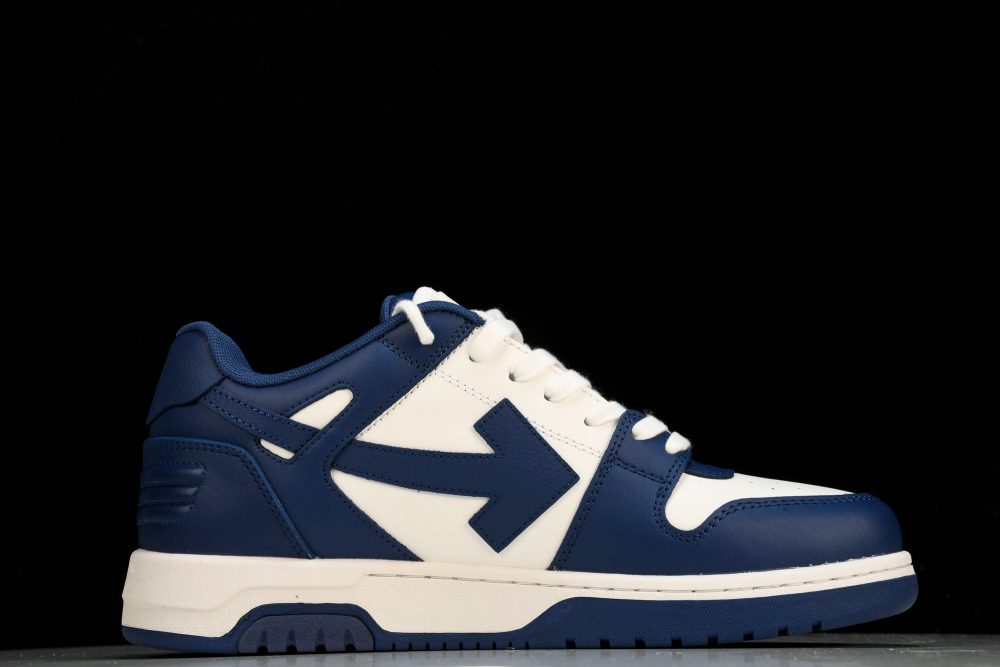 Off-White Out Of Office OOO Low Top 'Dark Blue White' - Image 3