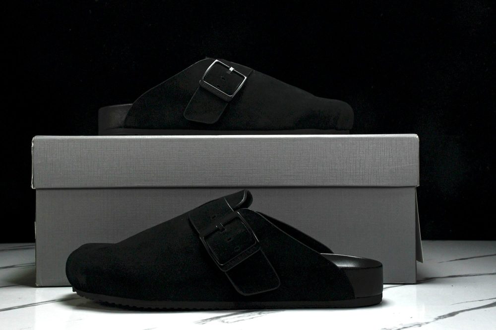 Вirkenstock x Вalenciaga Sunday Mule Suede 'Black' - Image 17