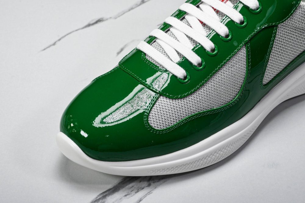 Prada America's Cup Sneaker 'Green Silver' - Image 9