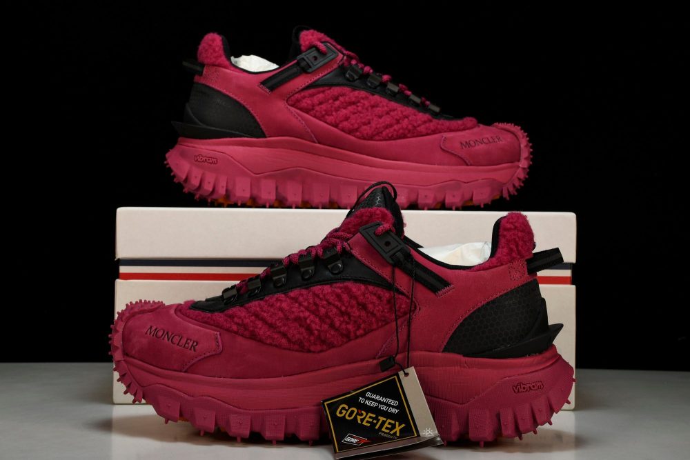 Moncler Trailgrip GTX 'Fuchsia Red Fur' - Image 22