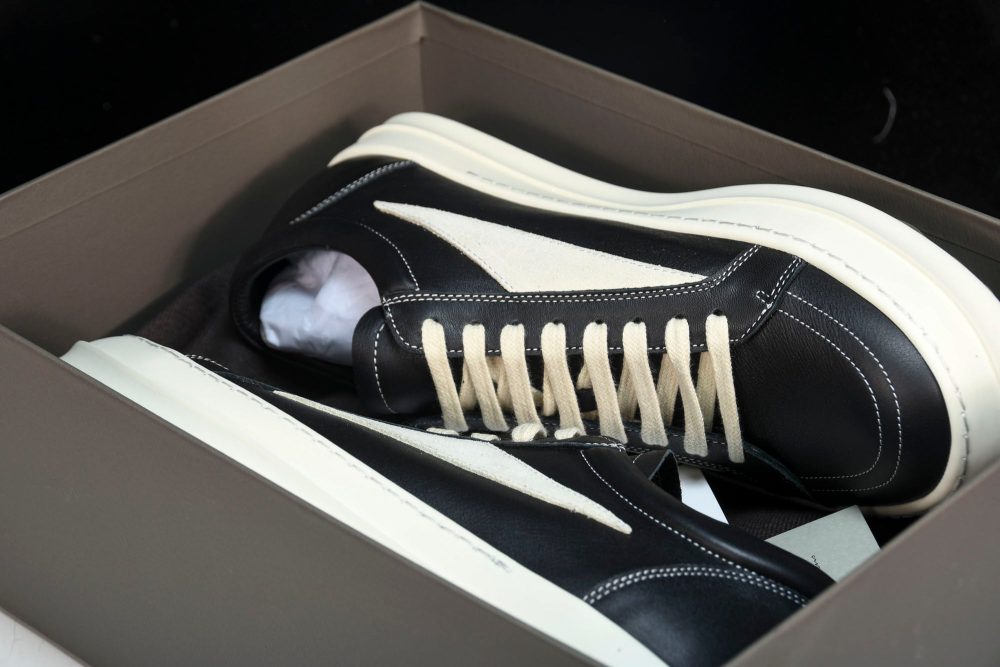 Rick Owens Vintage Sneaks 'Black' - Image 23