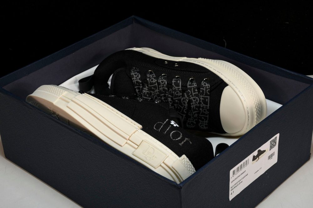 D1or B23 Skater Low x ERL 'Black Canvas' - Image 29