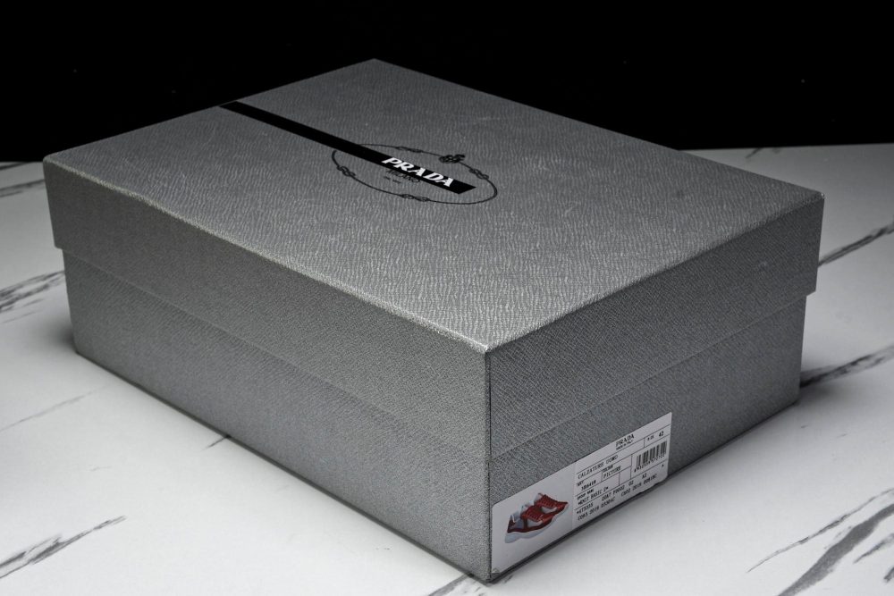 Prada America's Cup Sneaker 'Red Silver' - Image 27