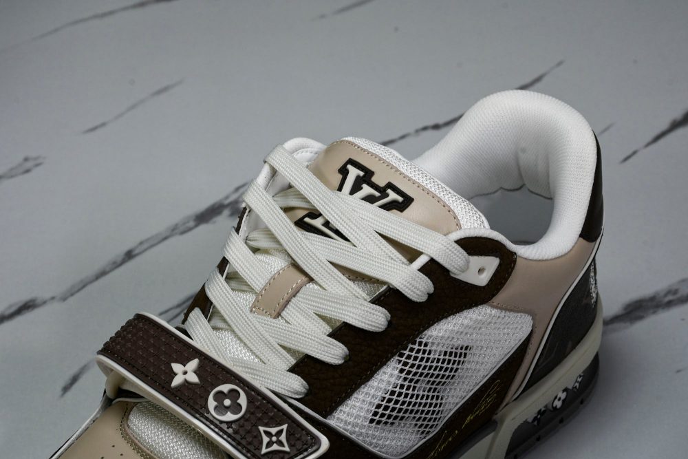 Louis Vuittоп Trainer Low Velcro Strap 'Mocha' - Image 10
