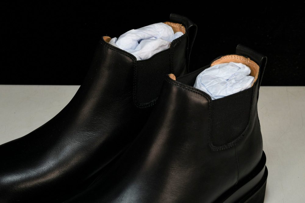 Вottega Veneta Lug Ankle Chelsea Boots 'Black' - Image 10
