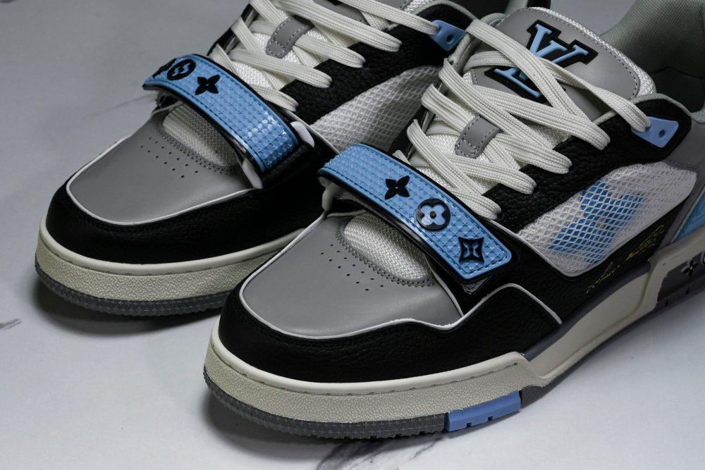 Louis Vuittоп Trainer Low Velcro Strap 'Blue Black' - Image 20