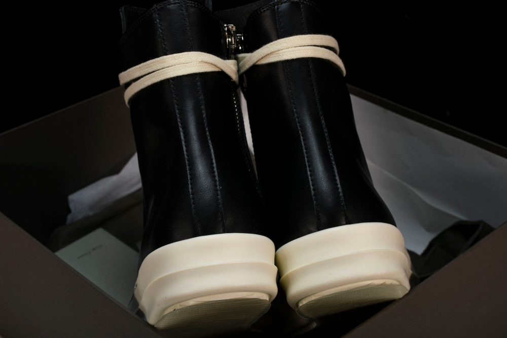 Rick Owens Ramones High EDFU 'Black Milk' - Image 23