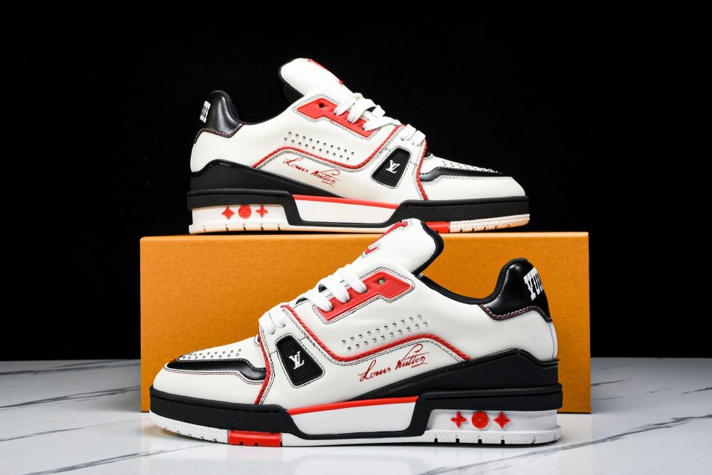 Louis Vuittоп Trainer Low Western 'White Red' - Image 18