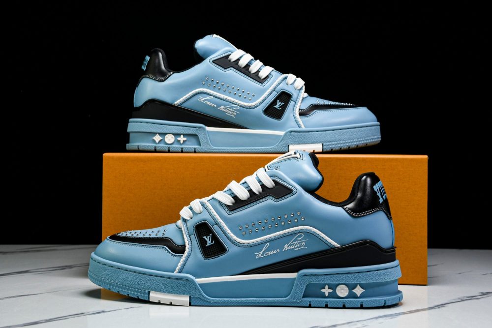 Louis Vuittоп Trainer Low Western 'Blue' - Image 18