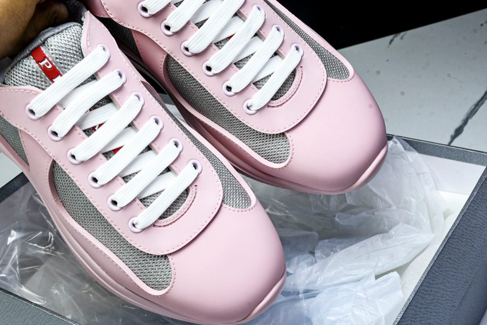 Prada America's Cup Sneaker Soft Rubber 'Pink' - Image 31