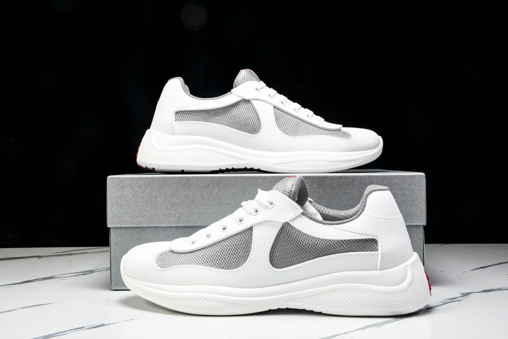 Prada America's Cup Sneaker Soft Rubber 'Cream White' - Image 20