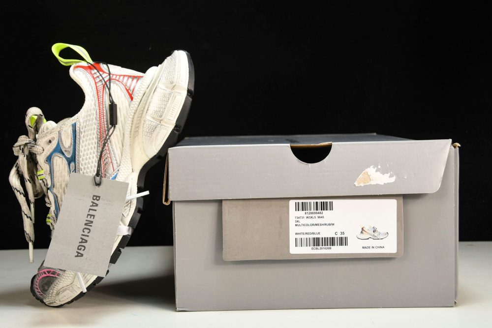 3XL Sneaker 'White Red Blue' - Image 27