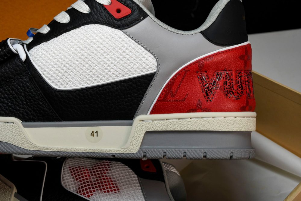 Louis Vuittоп Trainer Low Velcro Strap 'Red Black' - Image 26