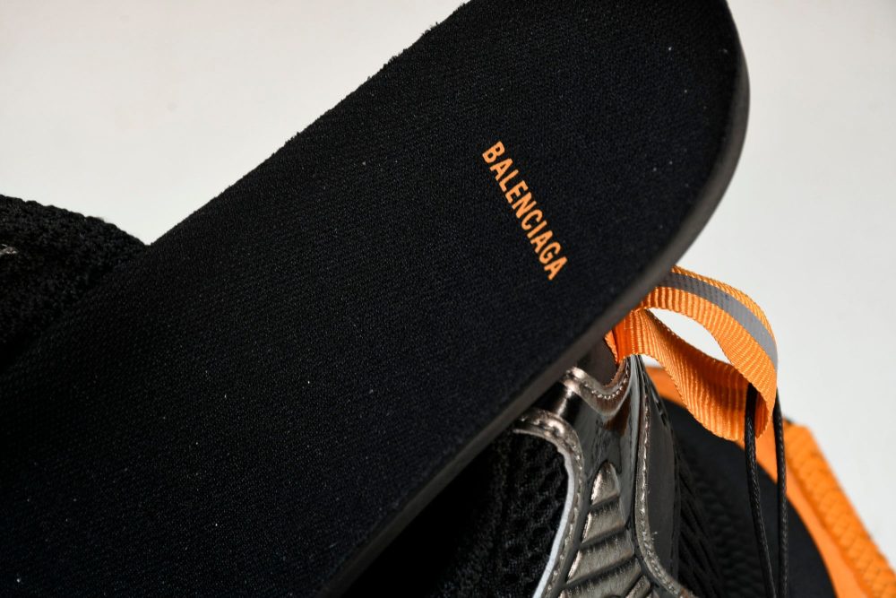 3XL Sneaker 'Black Orange Grey' - Image 14