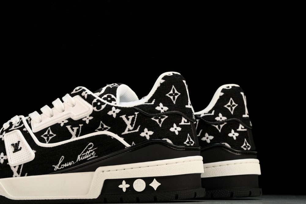 Louis Vuittоп Trainer Low 'Black Monogram Textile' - Image 8