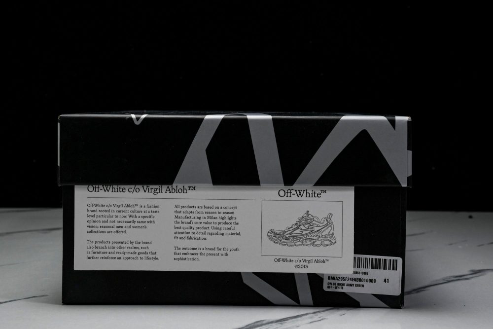 Off-White "Be Right Back" Sneaker 'Army Green' - Image 25