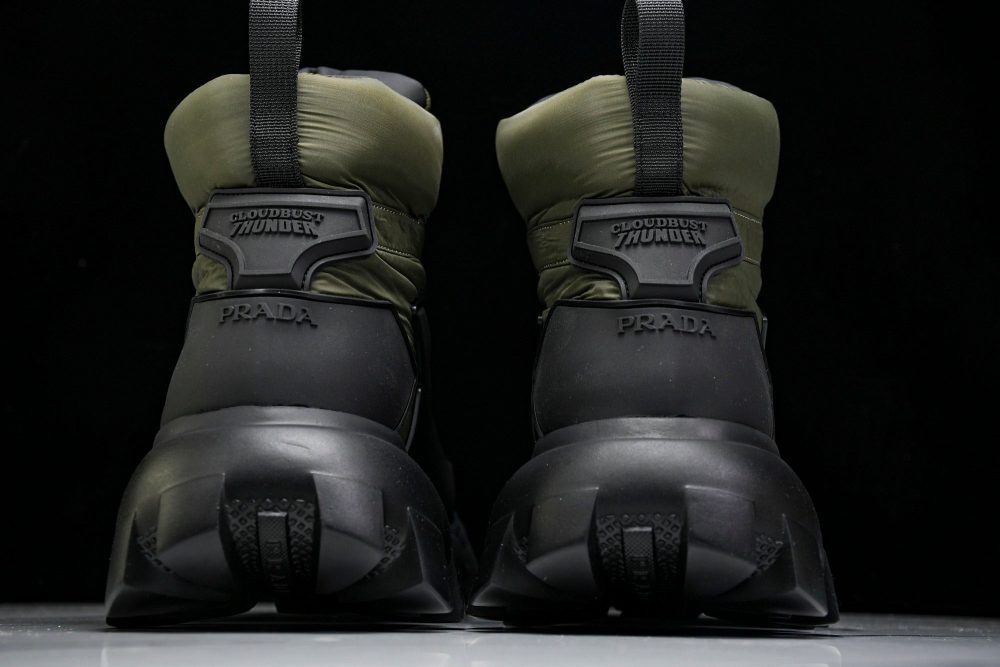 Prada Cloudburst Thunder High 'Army Green Black' - Image 7